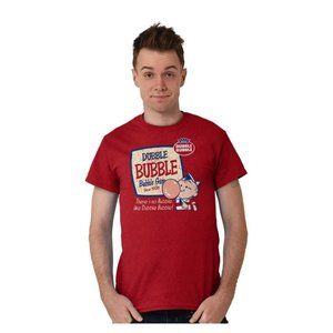 Vintage Dubble Bubble Chewing Gum Logo Men's Graphic T Shirt Size Medium